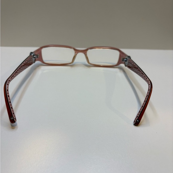 Coach Eyeglasses Frames Rosa (583) BURGUNDY 50•17•135 - Picture 8 of 15